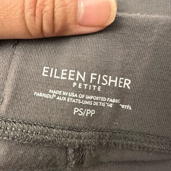 Eileen Fisher Cinder Jersey High Collar Zip Drawstring Jacket & Pants set XSP‎ - Picture 10 of 11